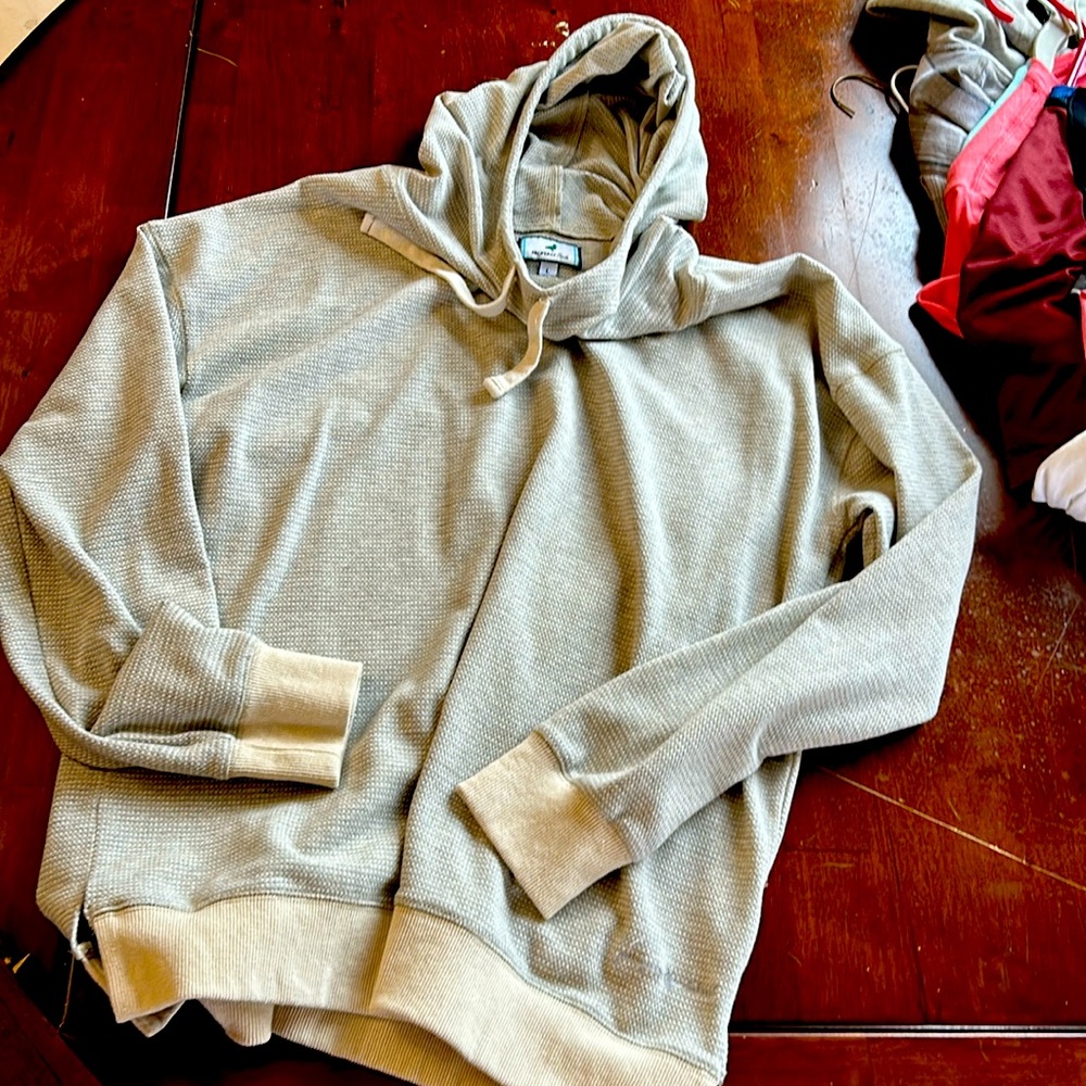 men’s hoodie natural tan